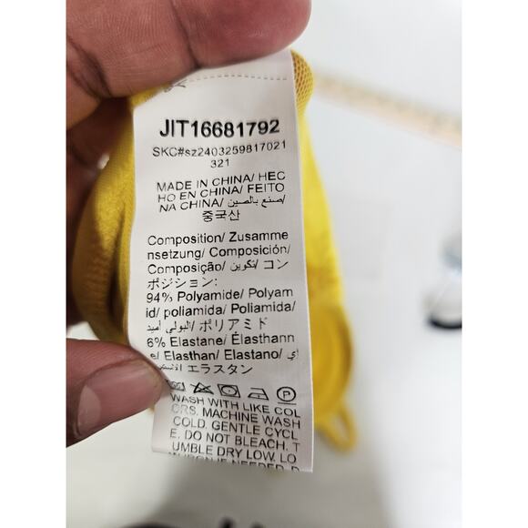 NWT Musera Transparent Yellow Mini Skirt Women Size Small - Picture 6 of 6